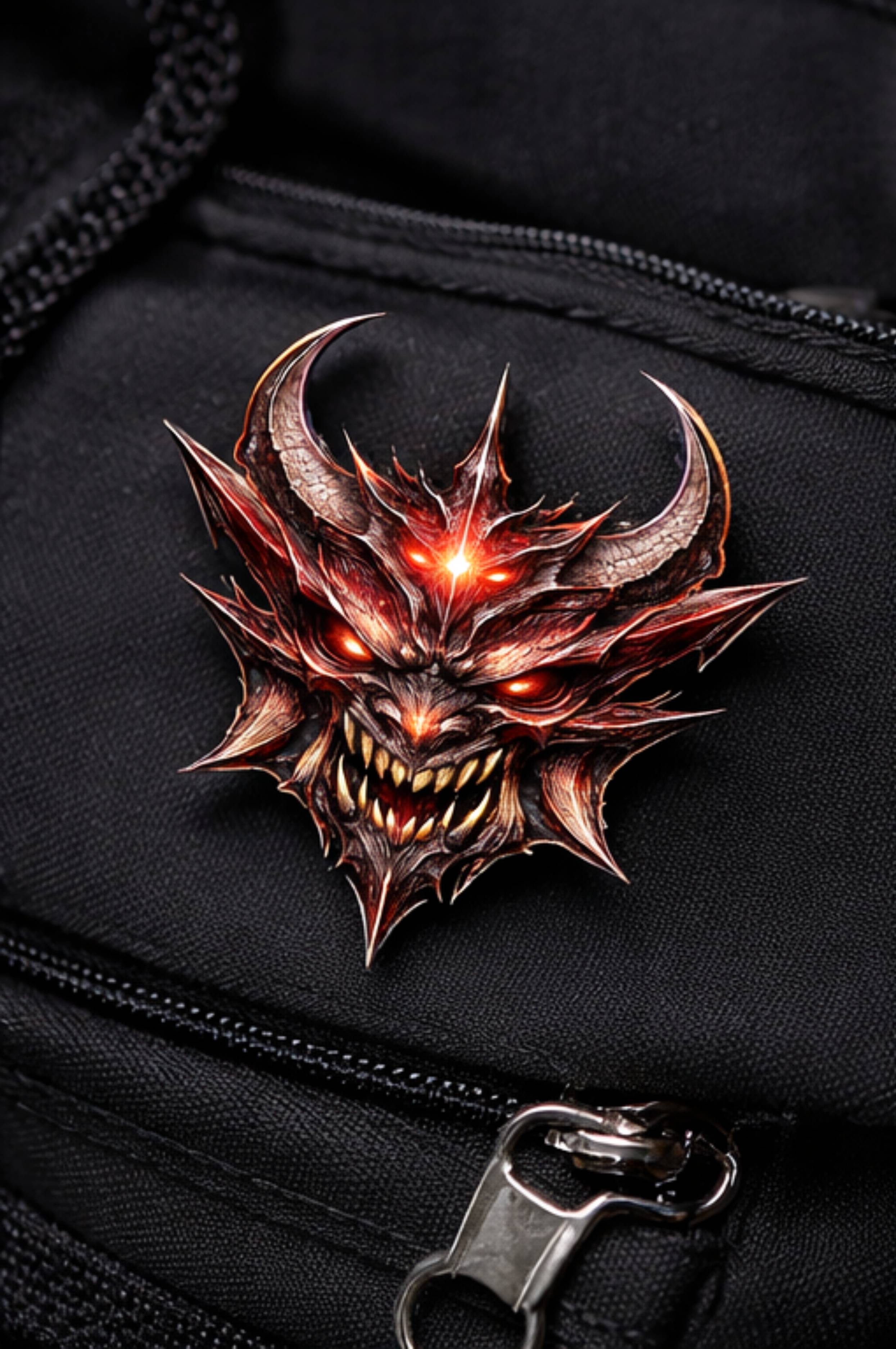 KAZE Demon Mask Badge Pin